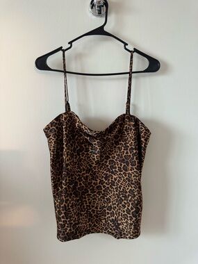 GAP Leopard Print Camisole - Brown/Black
